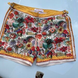 Orlebar Brown Multicolor Floral High Waist Shorts